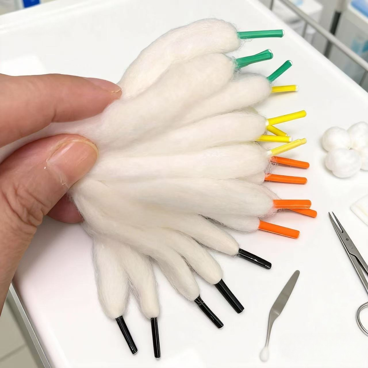 Cotton Wick Organic - Пластиковая головка 3,0/2,5 мм, органический хлопок,