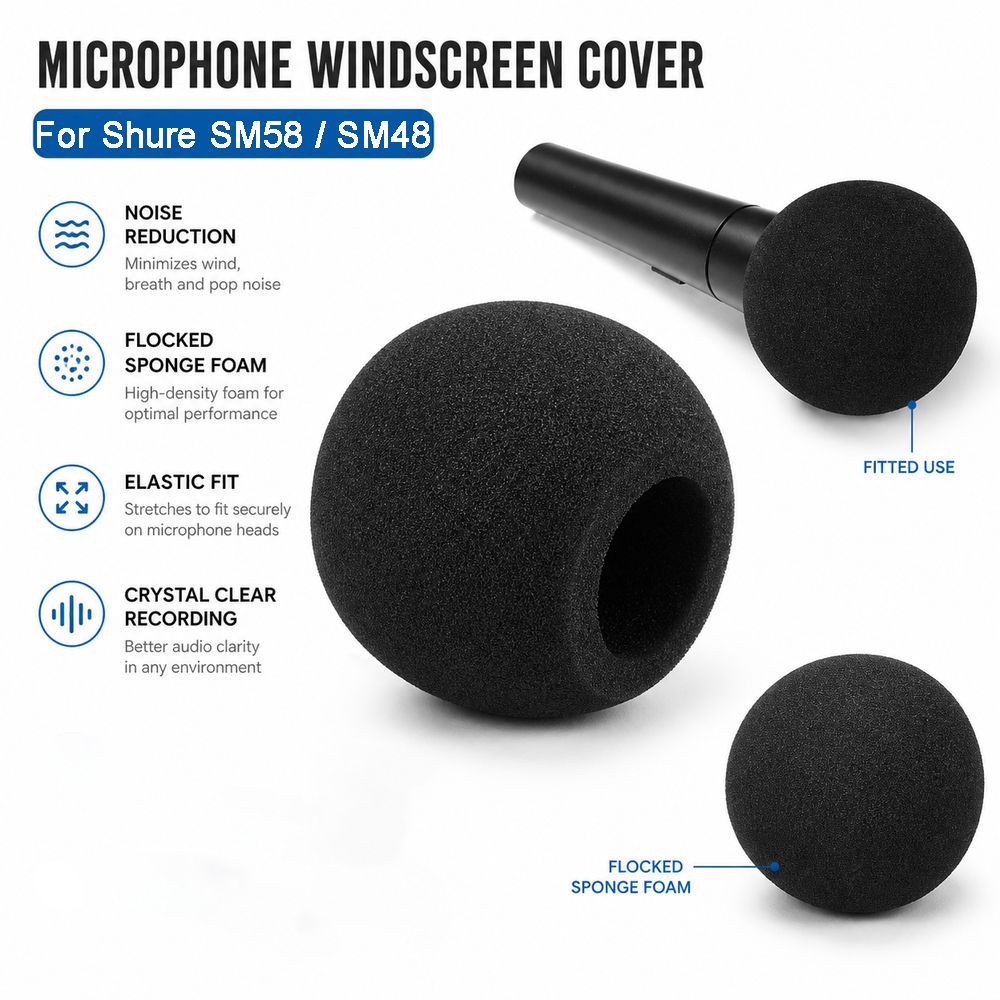 Сменный ветрозащитный чехол дл – обзор и цена Shure Mic Sm58