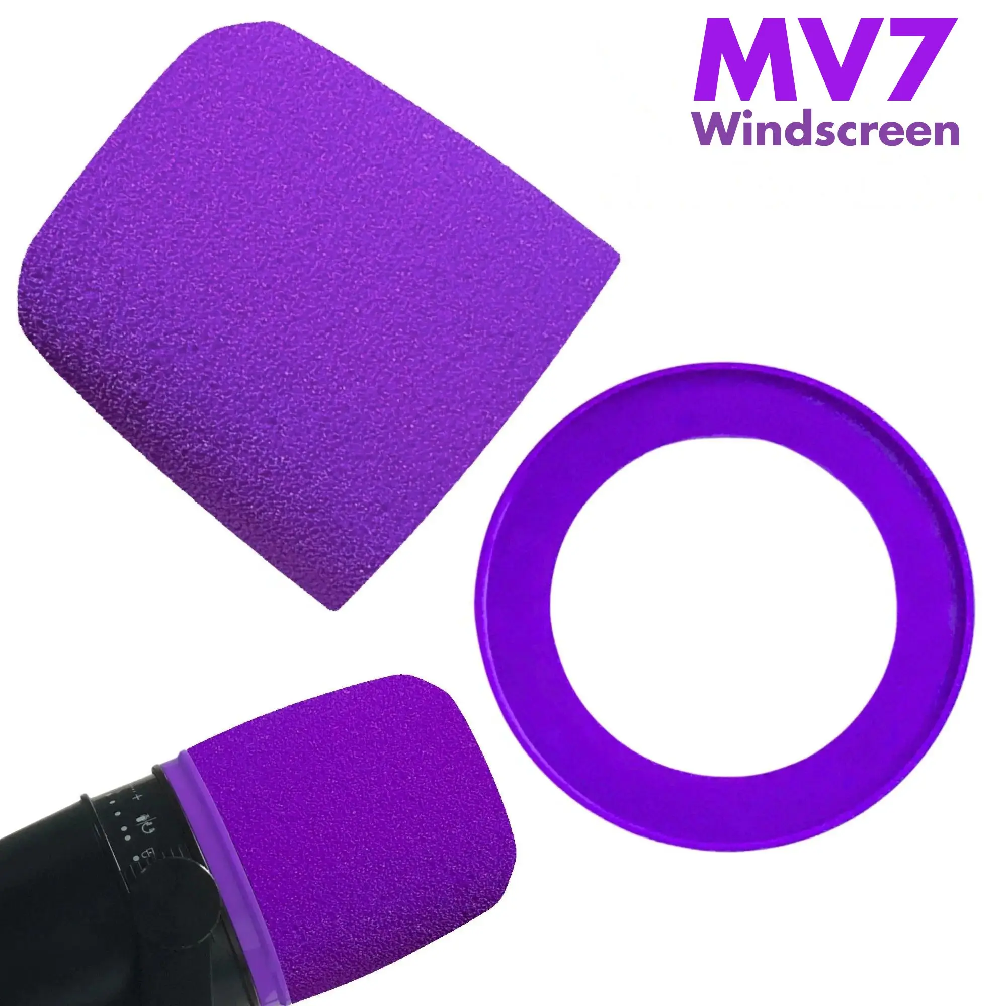 Поролоновая ветрозащита MV7 дл – обзор и цена Shure Mic Mv7